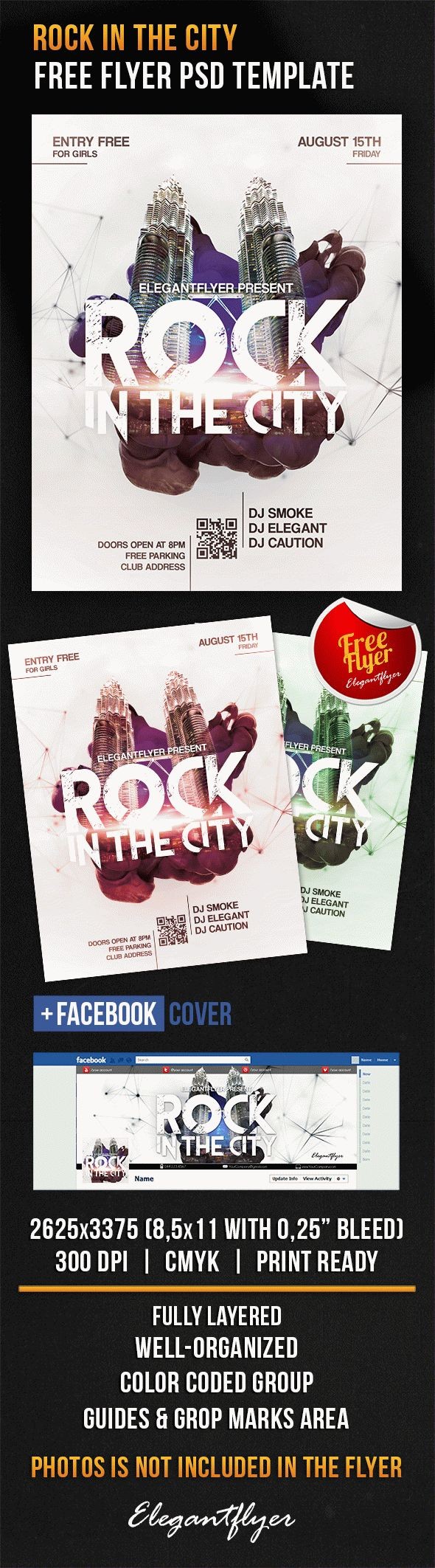 Rock In The City by ElegantFlyer