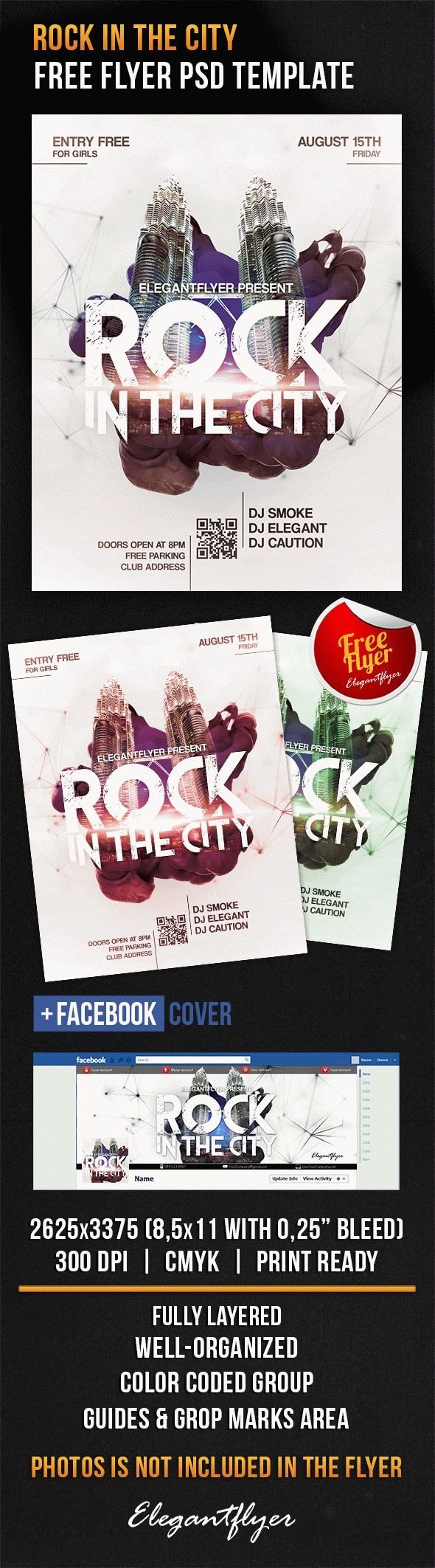 Rock En La Ciudad by ElegantFlyer