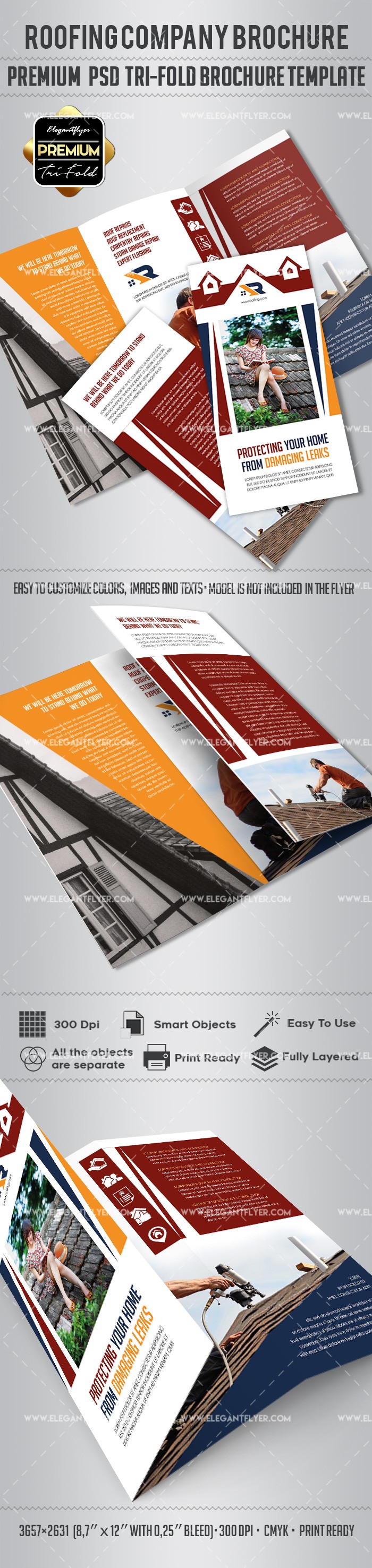 Roofing Company by ElegantFlyer