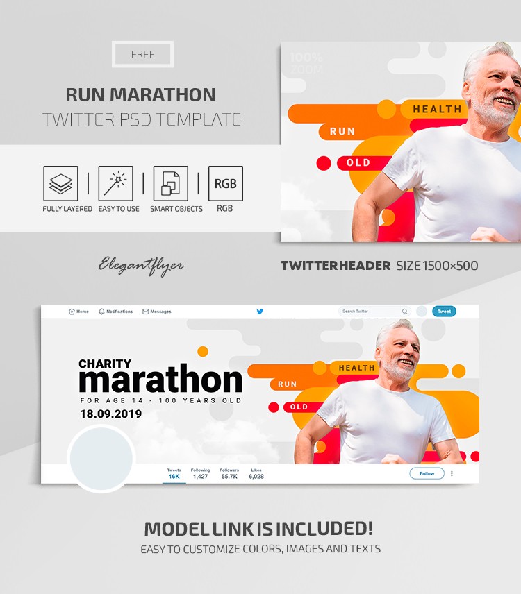 Marathon laufen by ElegantFlyer