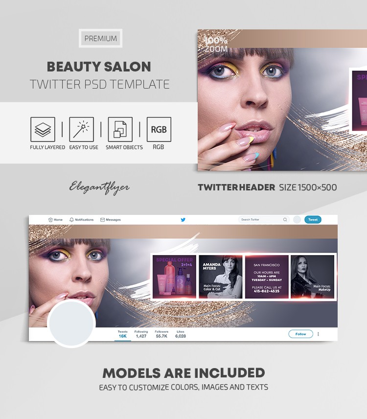 Salon Piękności by ElegantFlyer