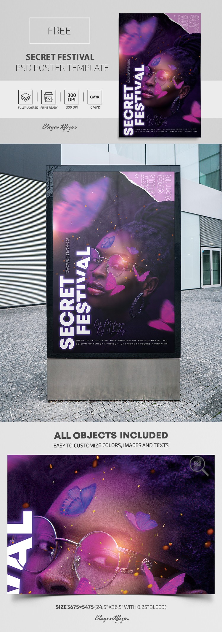 Secret Festival Poster by ElegantFlyer