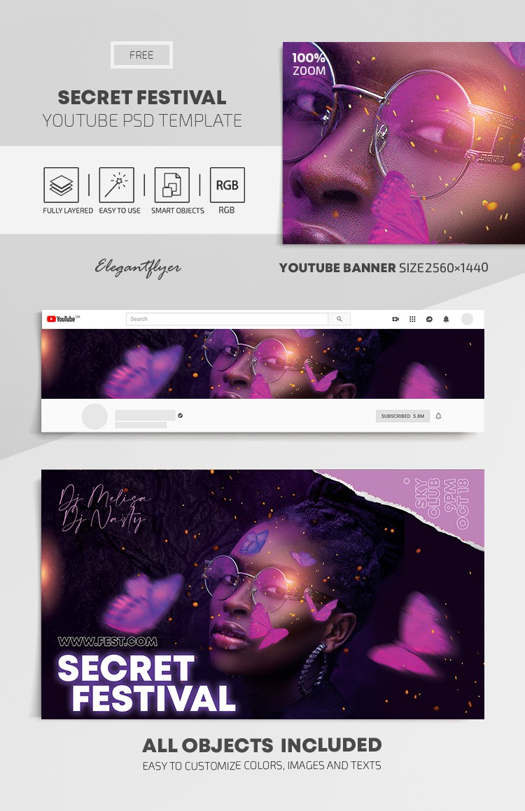 Secret Festival Youtube by ElegantFlyer