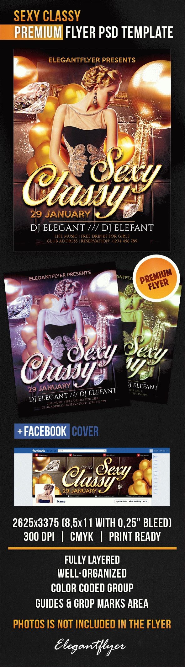 Sexy Classy translates to "Sexy chic" in French. by ElegantFlyer