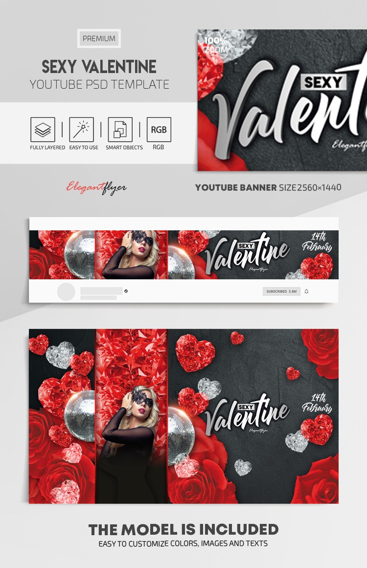 Sexy Saint-Valentin Youtube by ElegantFlyer