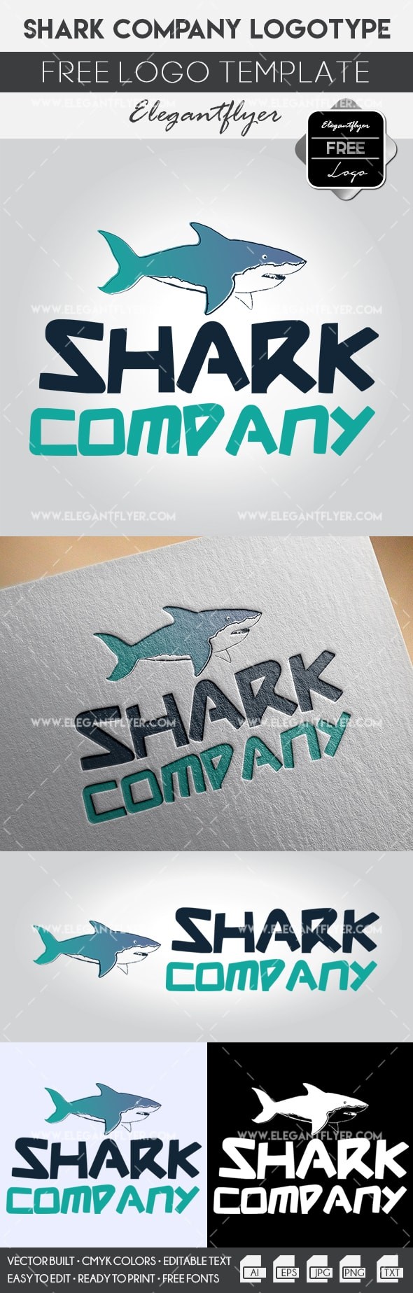Shark Company by ElegantFlyer