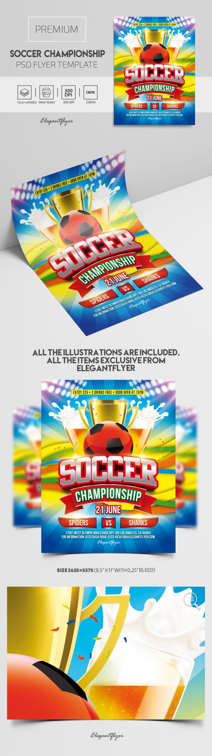 Soccer Championship by ElegantFlyer