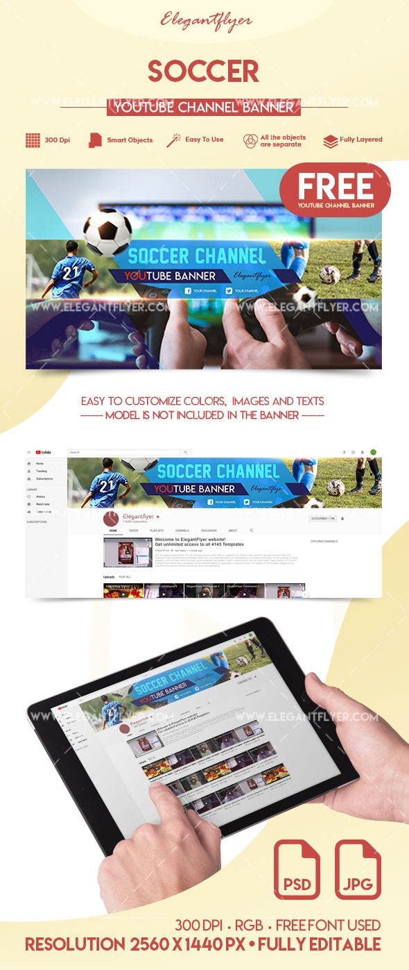 Soccer Youtube by ElegantFlyer