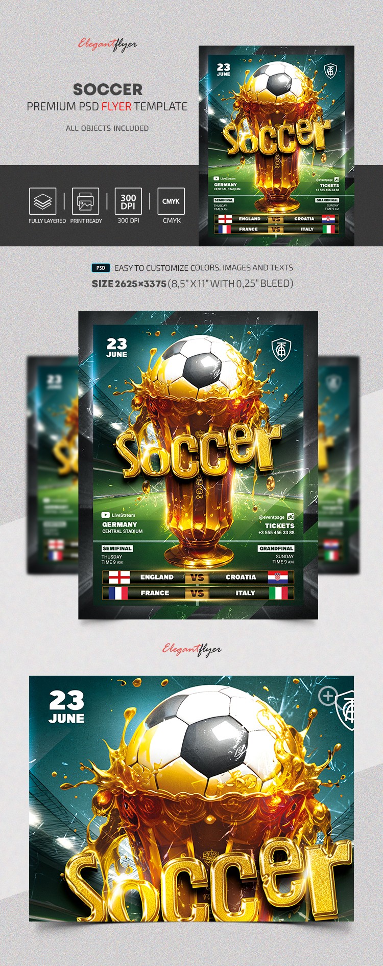 Soccer Game by ElegantFlyer