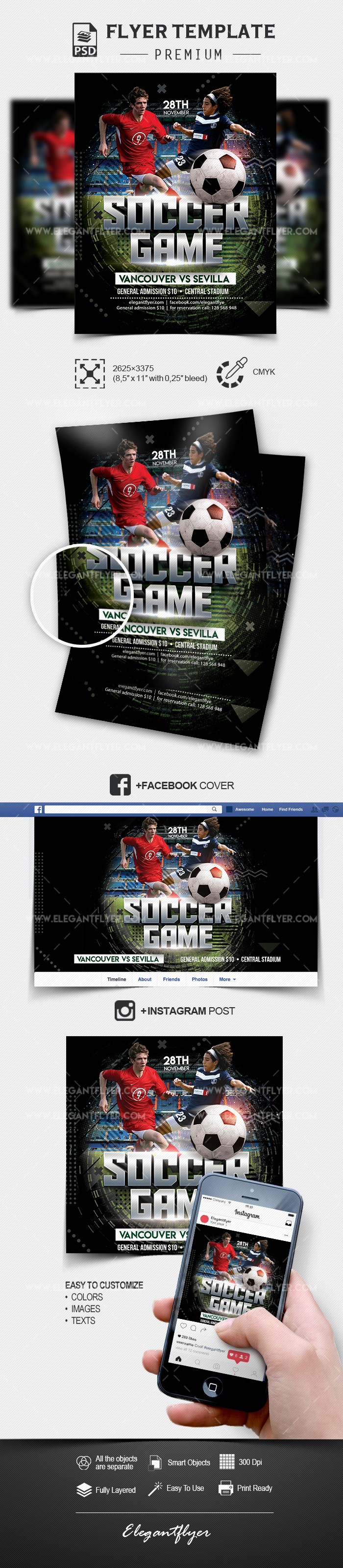 Jogo de Futebol by ElegantFlyer