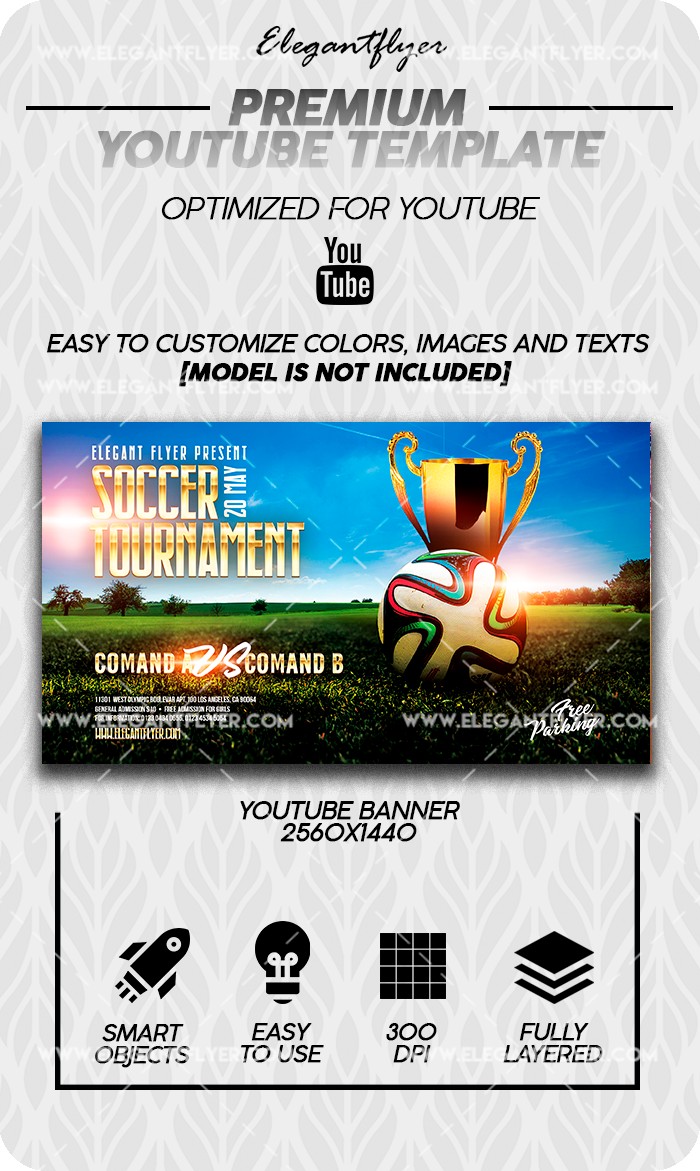 Soccer Tournament Youtube by ElegantFlyer
