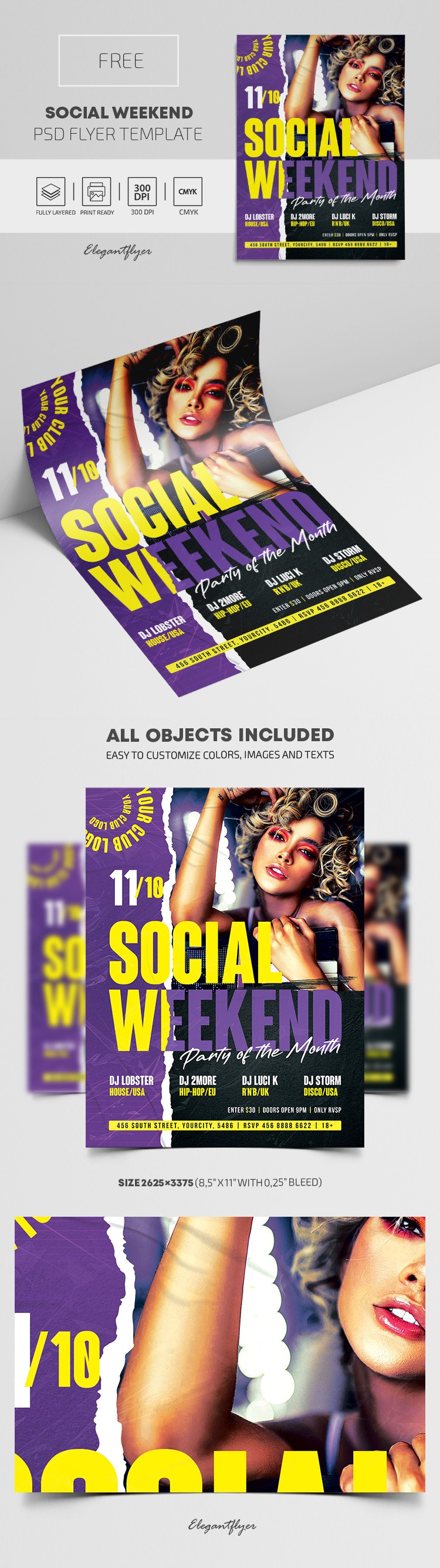 Social Weekend Flyer by ElegantFlyer