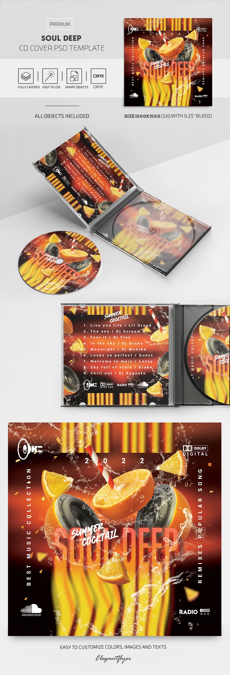 Copertina del CD "Soul Deep" by ElegantFlyer