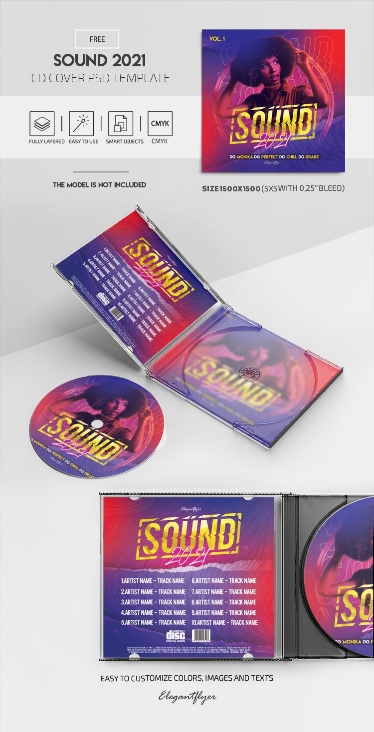 Copertina del CD Sound 2021 by ElegantFlyer