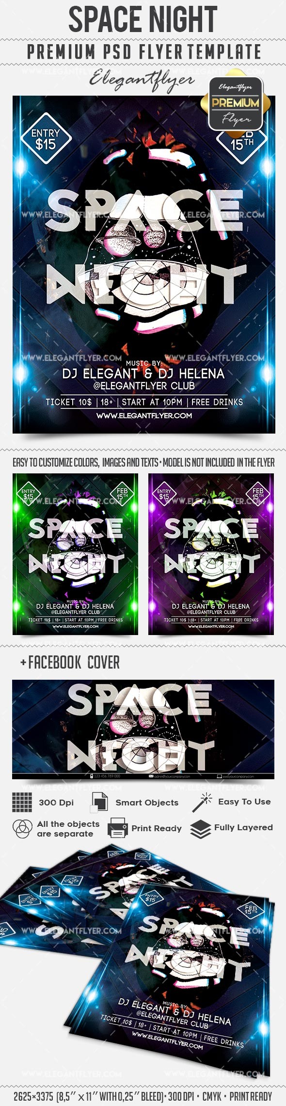 Noite Espacial by ElegantFlyer