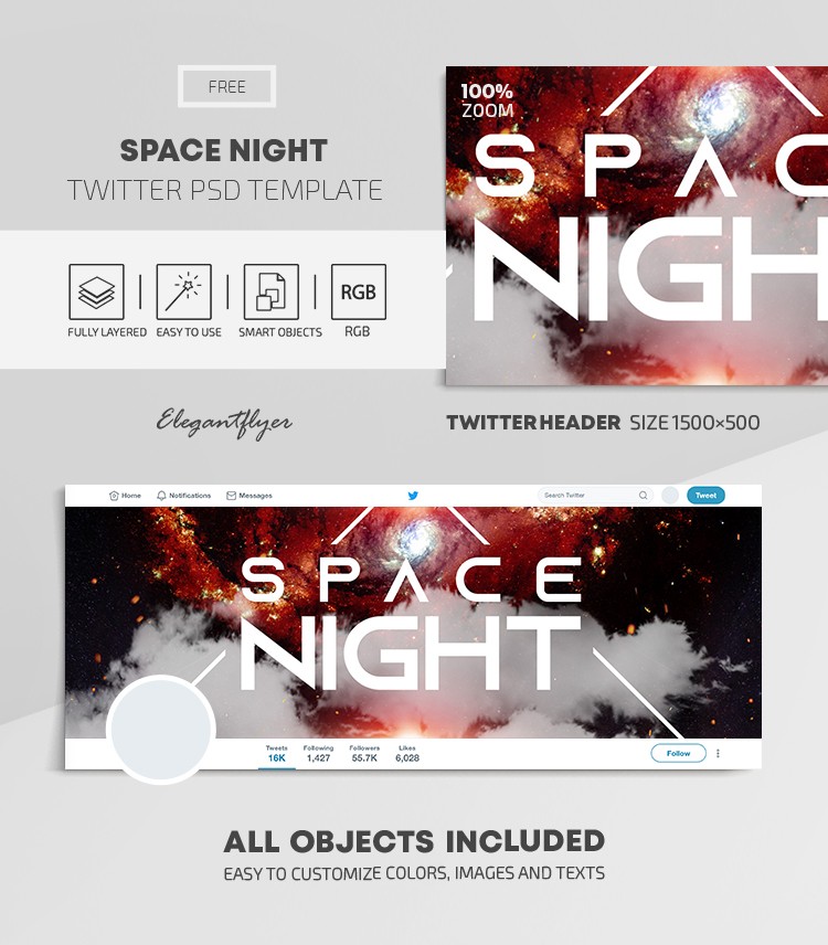 Noche espacial by ElegantFlyer