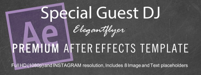 Special DJ Guest After Effects: Ospite speciale DJ After Effects by ElegantFlyer