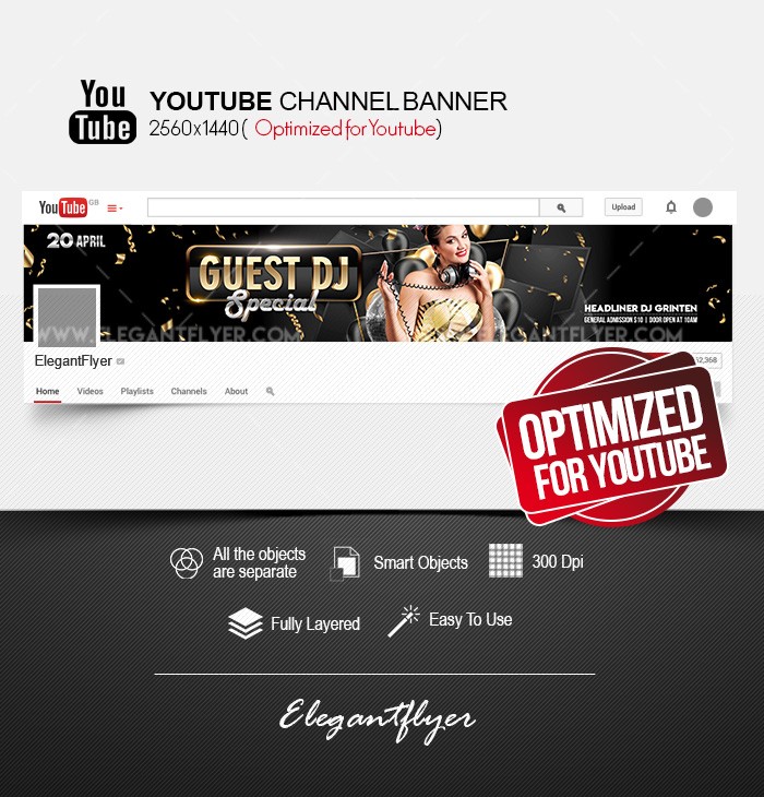 Special Guest DJ Youtube by ElegantFlyer