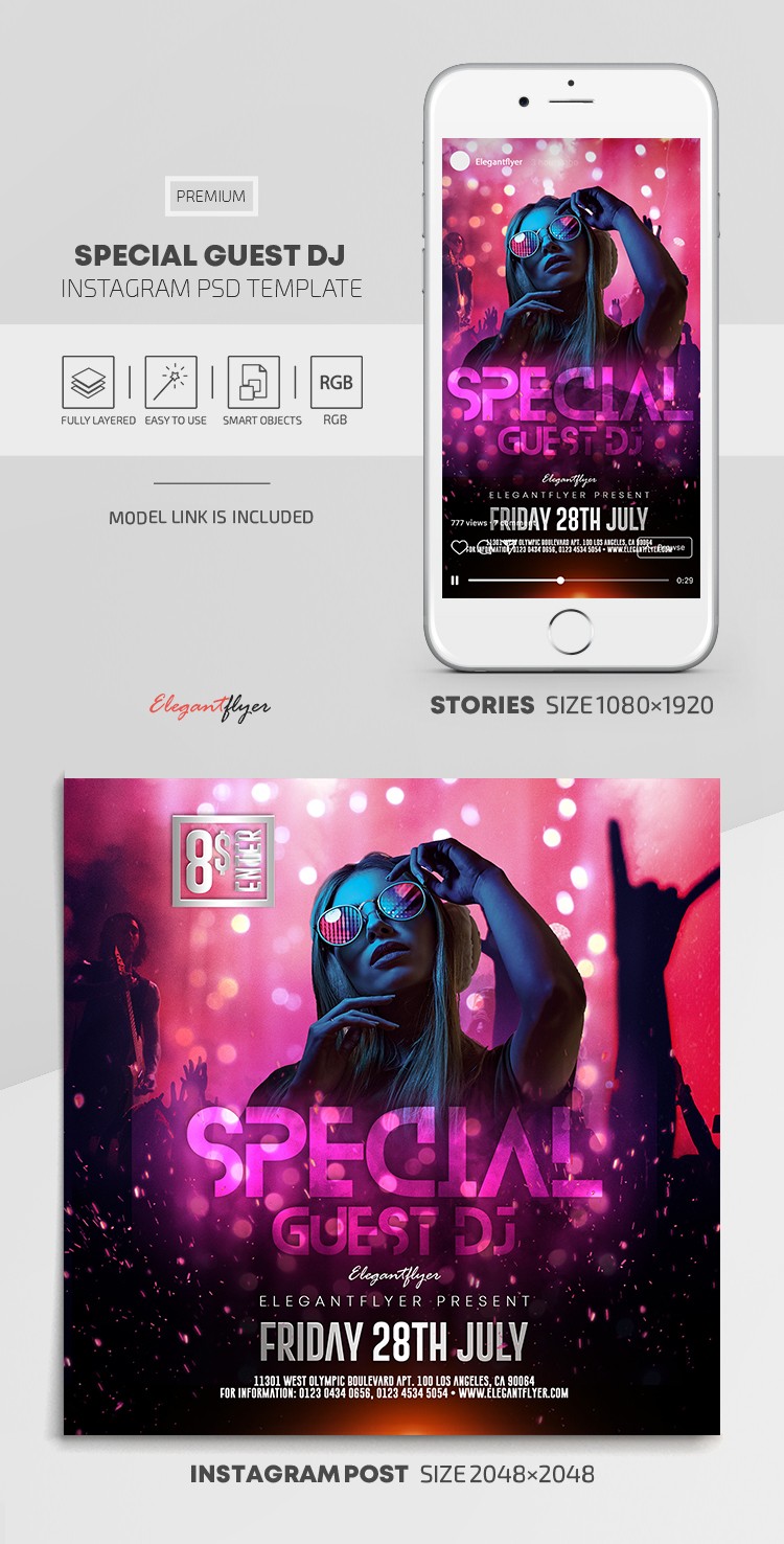 Specjalny gość DJ Instagram by ElegantFlyer