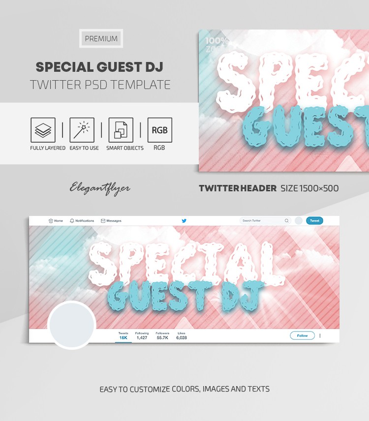 DJ Invitado Especial by ElegantFlyer