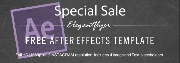 Venta especial After Effects by ElegantFlyer