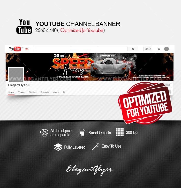 Speed Racing Youtube by ElegantFlyer