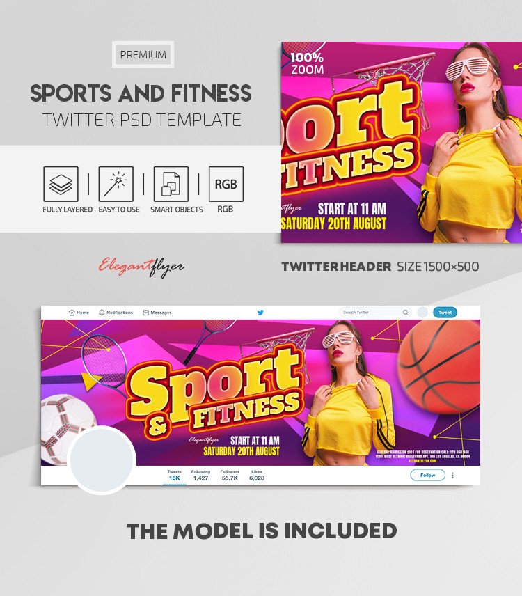 Esportes e Fitness by ElegantFlyer