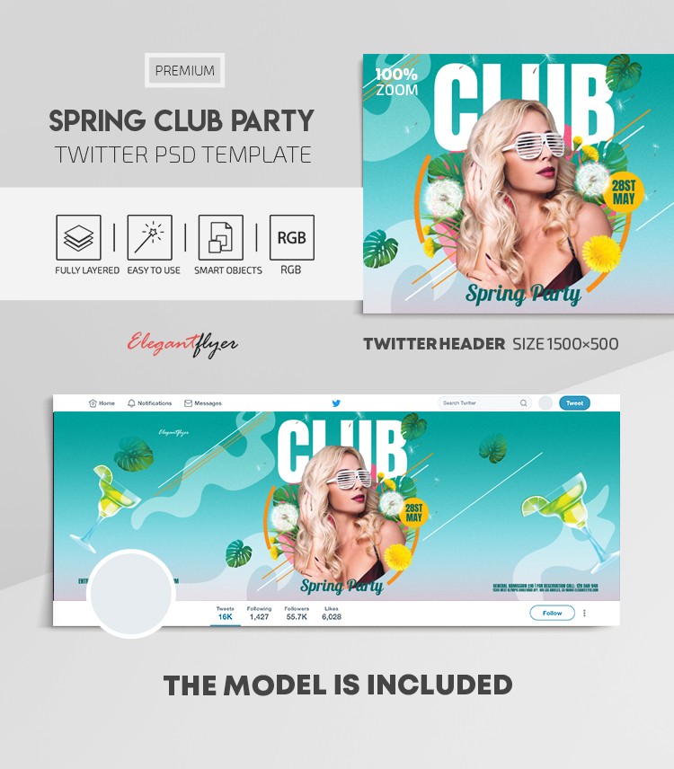 Spring Club Party by ElegantFlyer