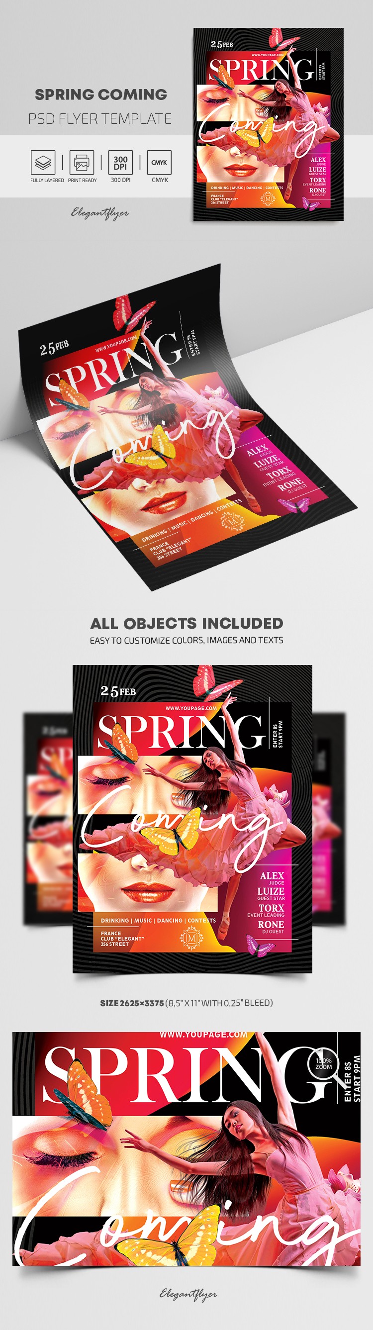 Spring Coming Flyer by ElegantFlyer