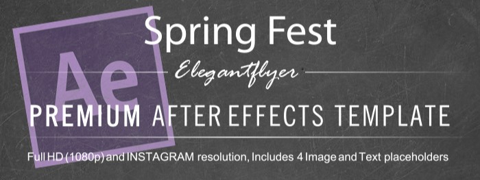 Wiosenny Fest After Effects by ElegantFlyer
