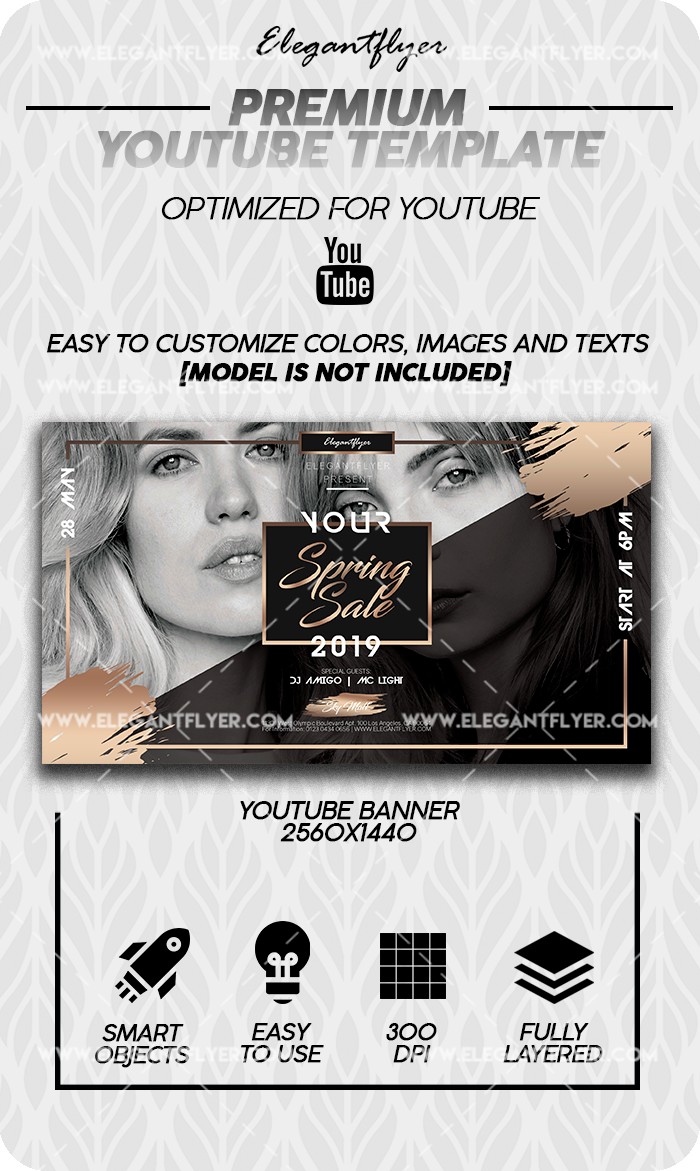 Spring Mid Sale Youtube by ElegantFlyer