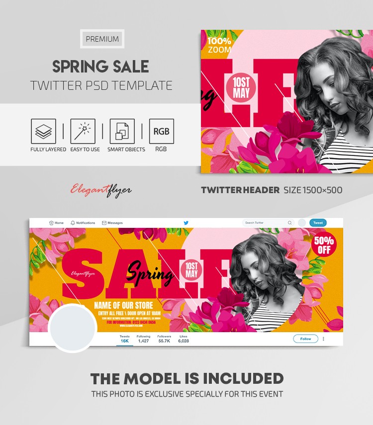 Vente de printemps by ElegantFlyer