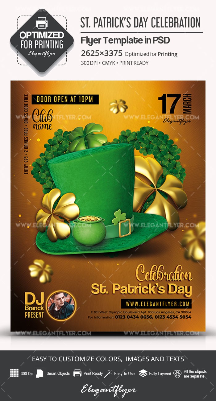 St. Patrick’s Day Celebrati by ElegantFlyer