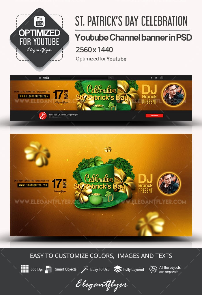 La célébration de la Saint-Patrick sur Youtube. by ElegantFlyer