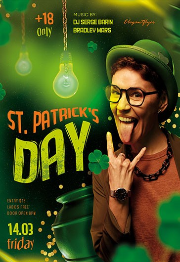 1000+ Free St. Patrick's Day Flyer Templates (PSD) - by Elegantflyer