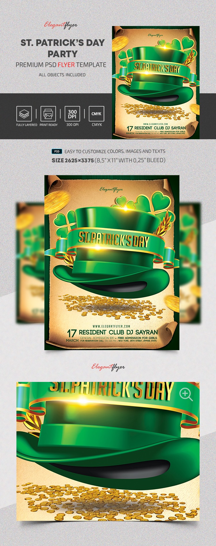 St. Patrick's Day Party V02 by ElegantFlyer