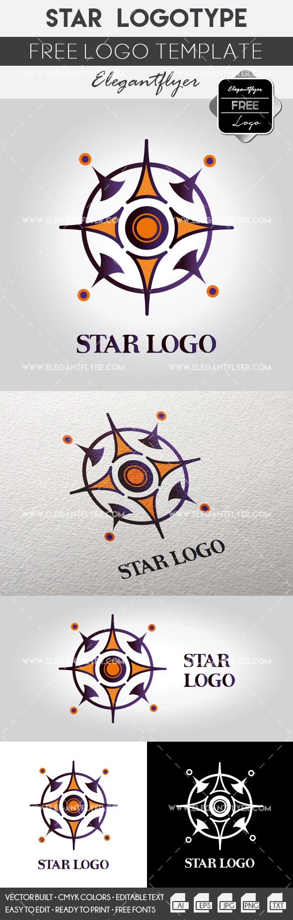 Logo a stella by ElegantFlyer