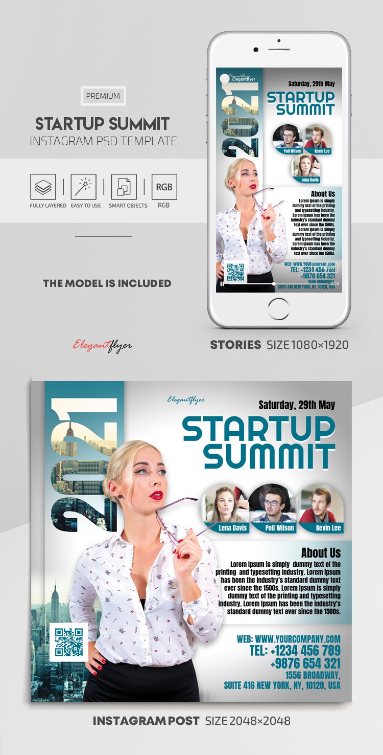 Cumbre de Startups by ElegantFlyer