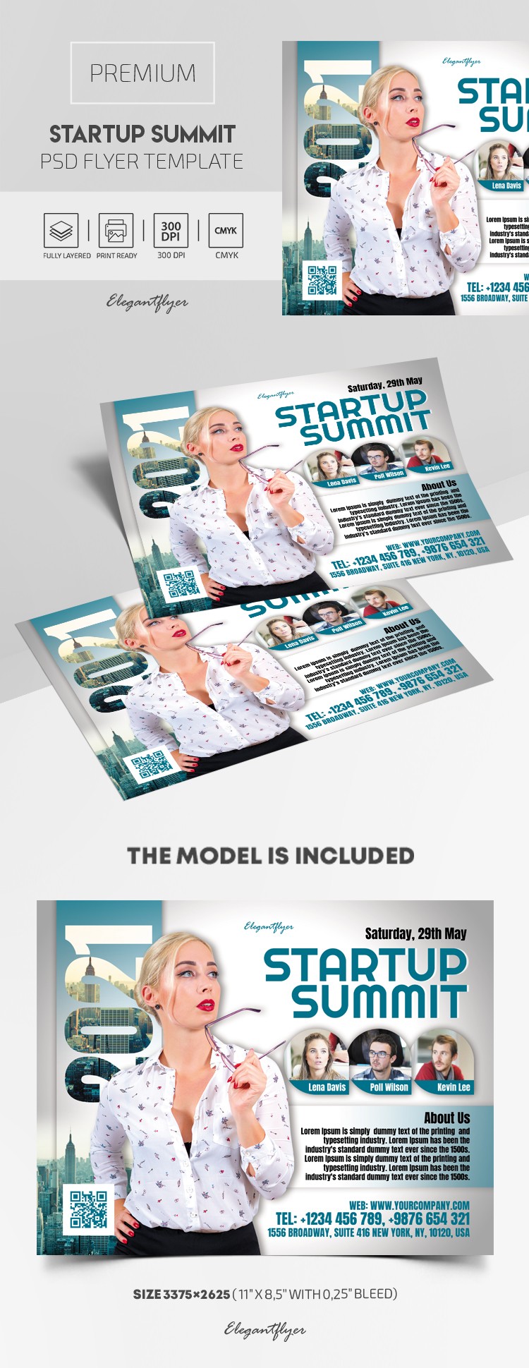 Startup Summit Flyer = Startup Gipfeltreffen Flyer by ElegantFlyer