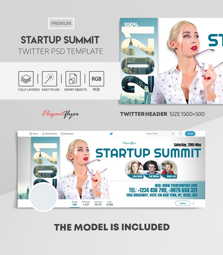 Sommet des Startups by ElegantFlyer