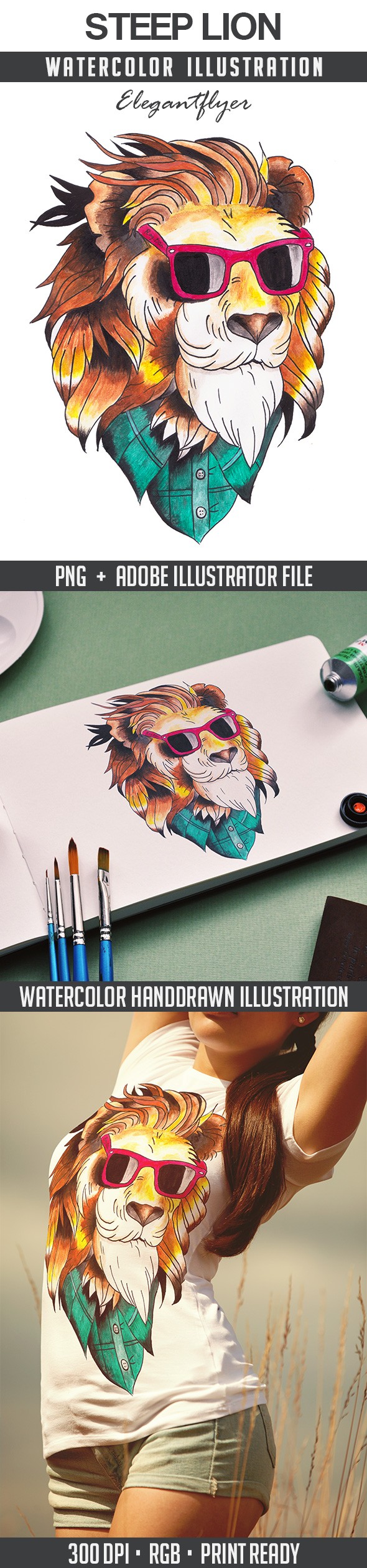 Steep Lion by ElegantFlyer