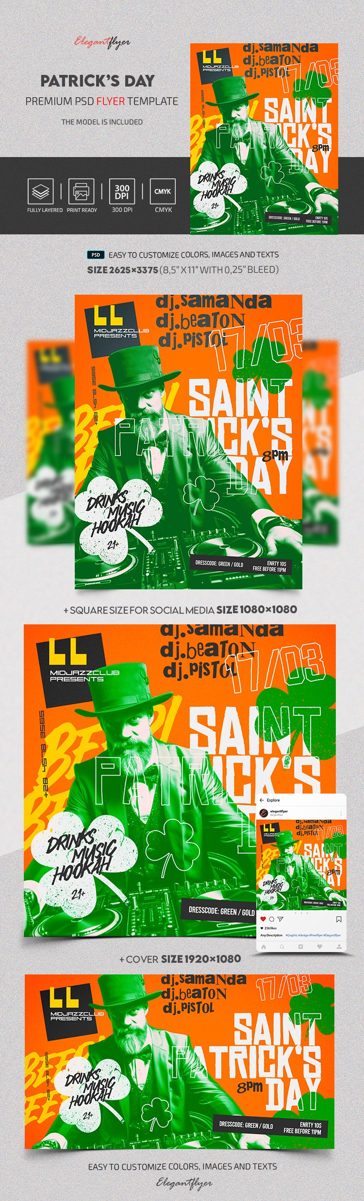 Journée de la Saint-Patrick by ElegantFlyer