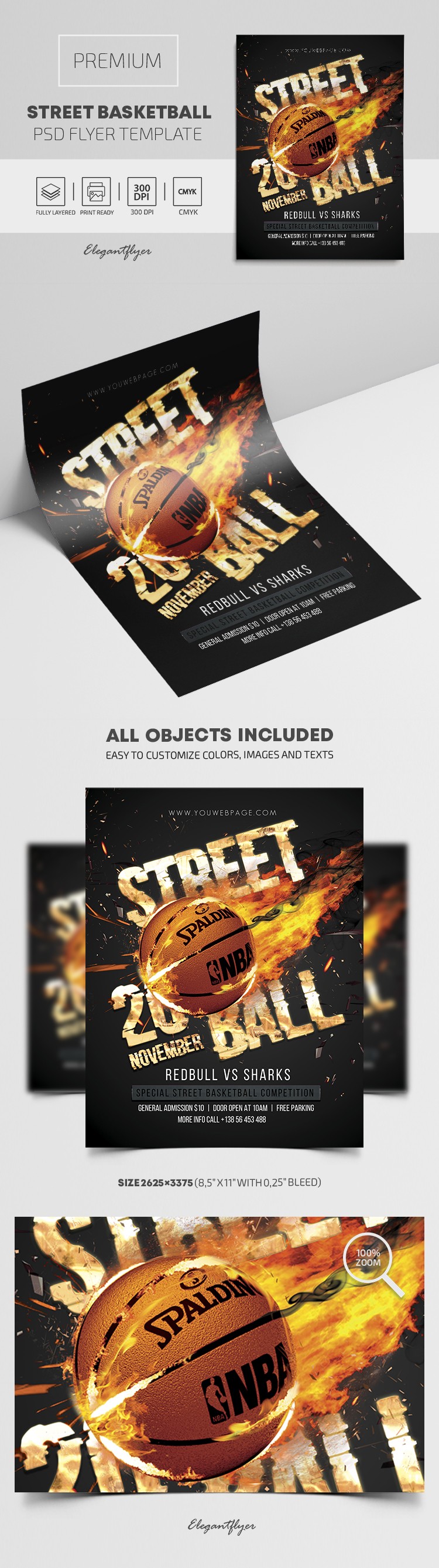 Street Basketball by ElegantFlyer