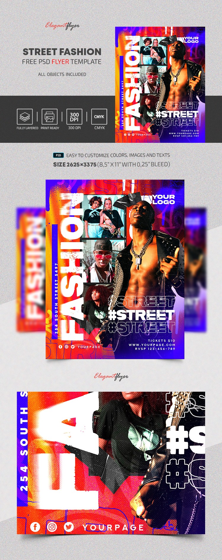 Straßenmoden-Flyer by ElegantFlyer