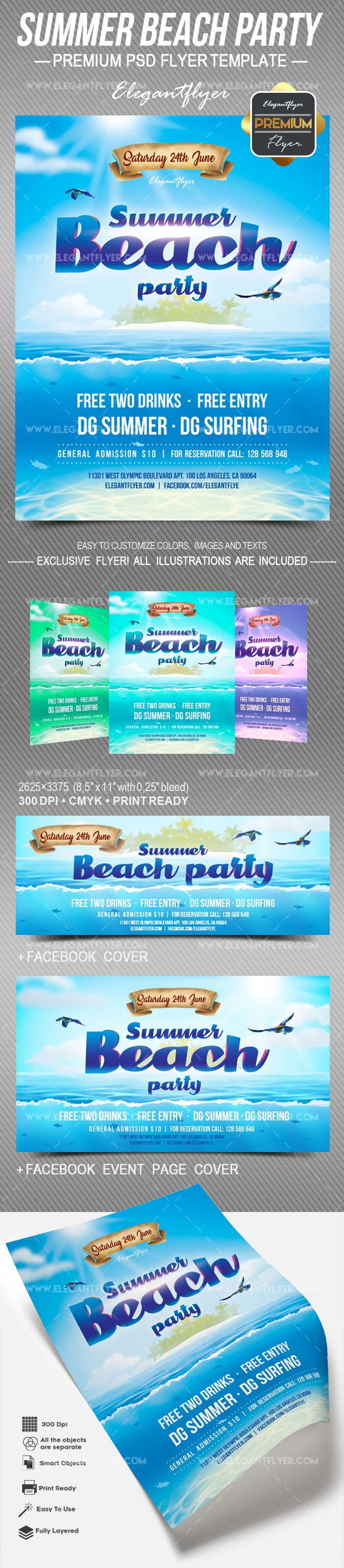 Summer Sea Beach Party by ElegantFlyer