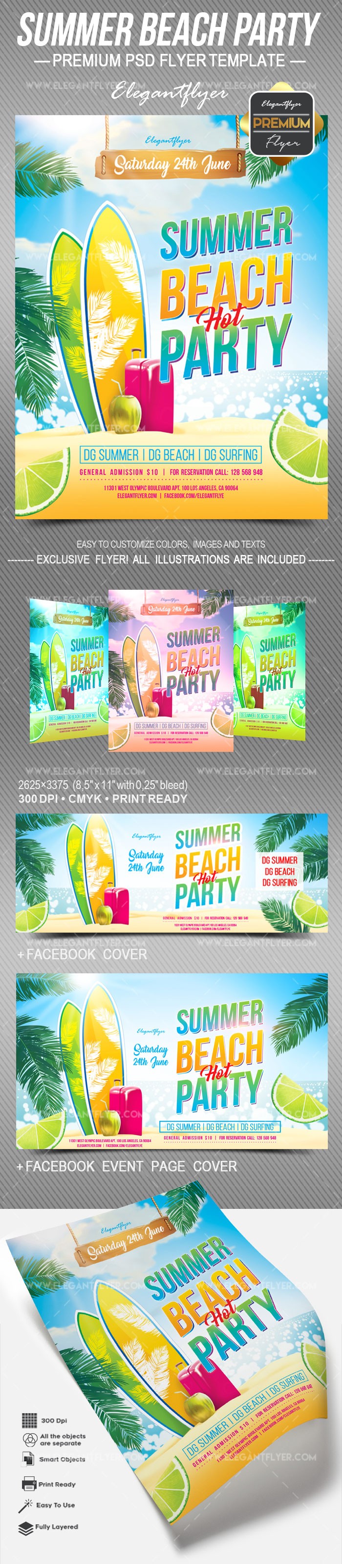 Summer Beach Hot Party by ElegantFlyer