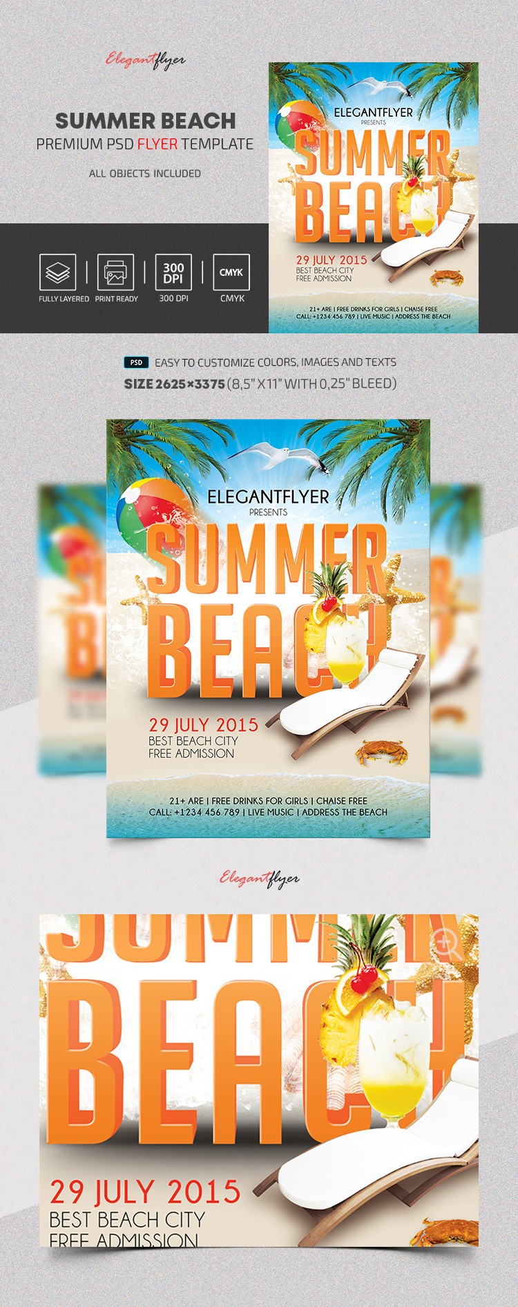 Summer Beach Party by ElegantFlyer