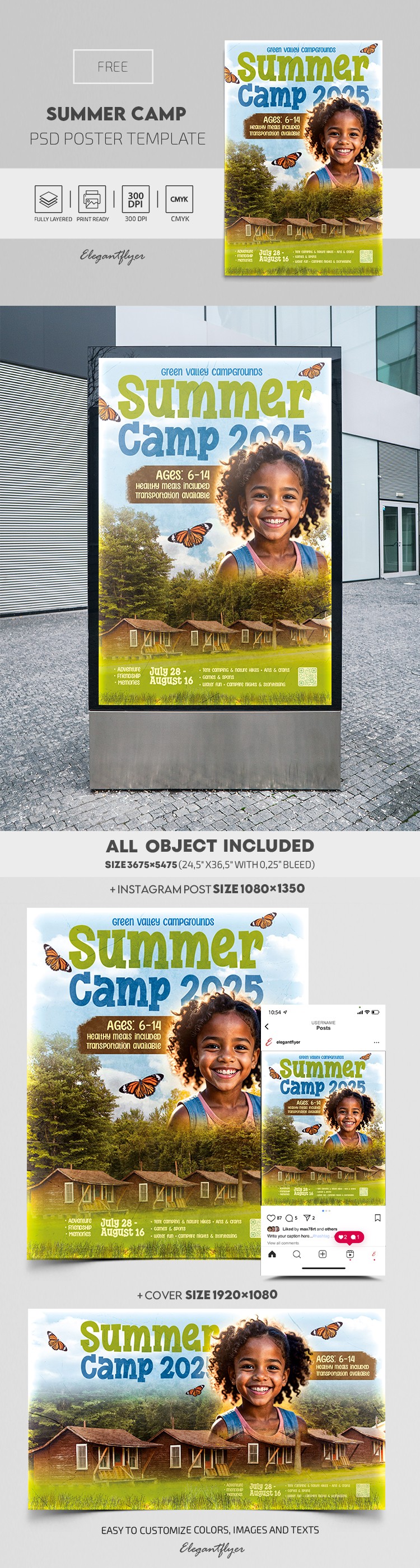 Summer Camp by ElegantFlyer Summer Camp by ElegantFlyer