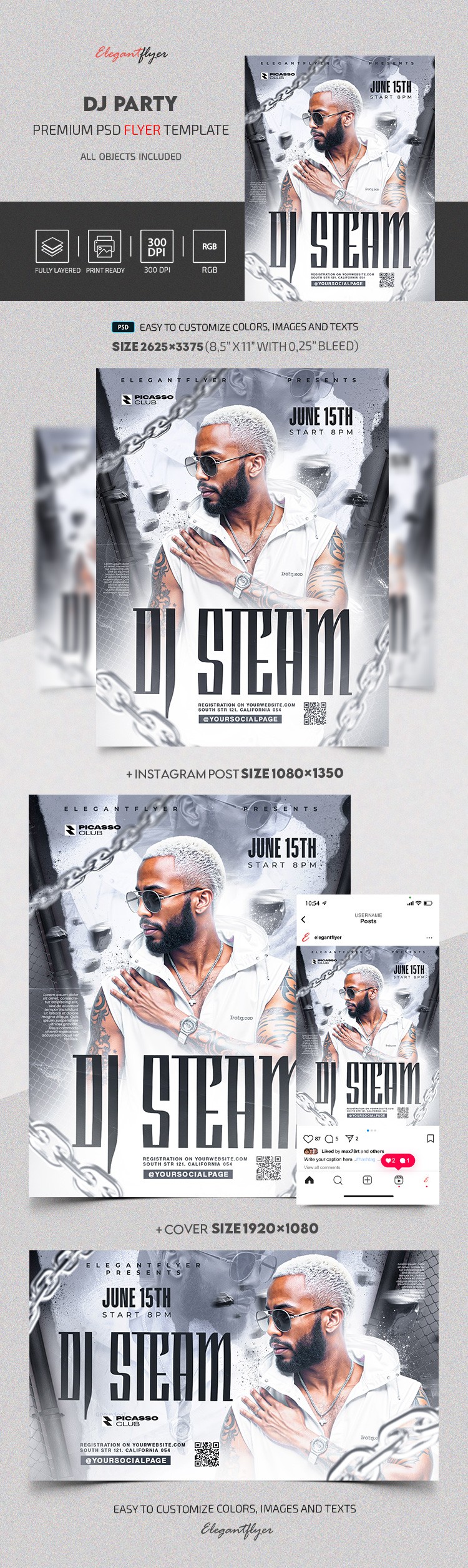 Summer DJ Party by ElegantFlyer Summer DJ Party by ElegantFlyer