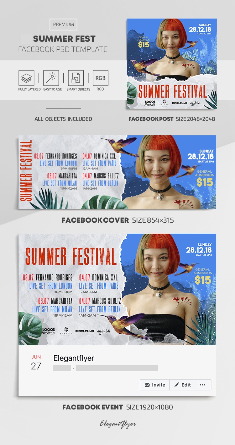 Festival de Verão by ElegantFlyer
